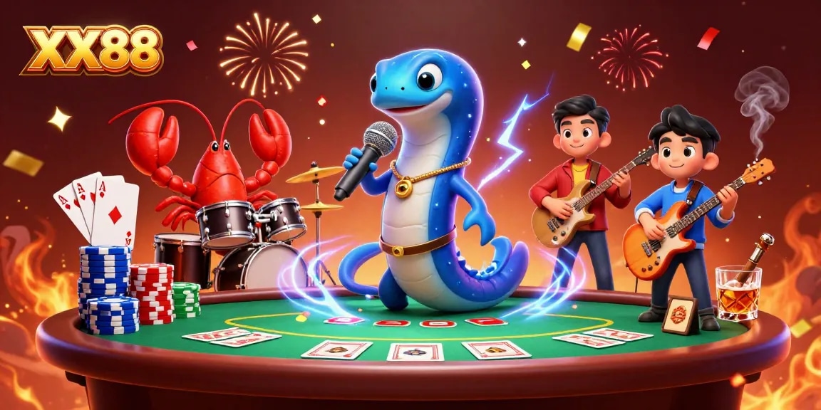 Engage in thrilling gameplay with XX88 featuring an electrifying nightclub atmosphere and a vibrant underwater casino.