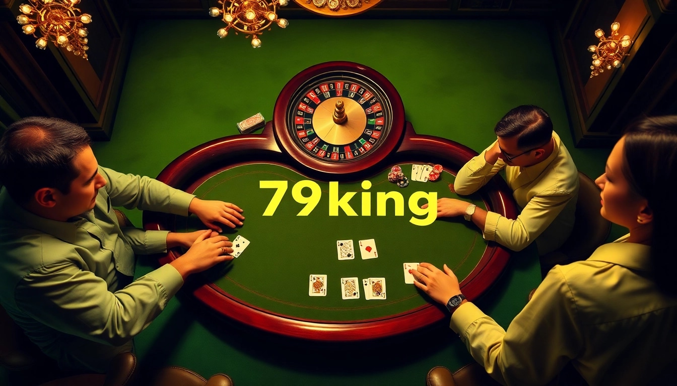 Experience the thrill of poker at 79king’s elegant casino tables.