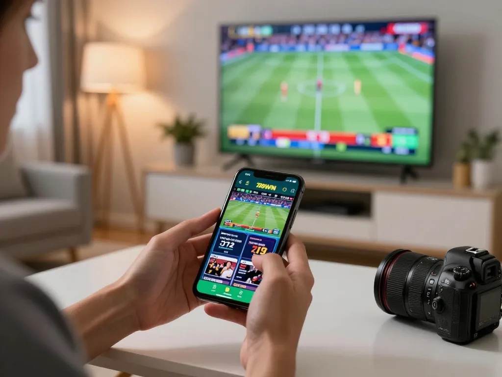 Engaging sports betting experience on the 789WIN app, highlighting a vibrant online gambling atmosphere.