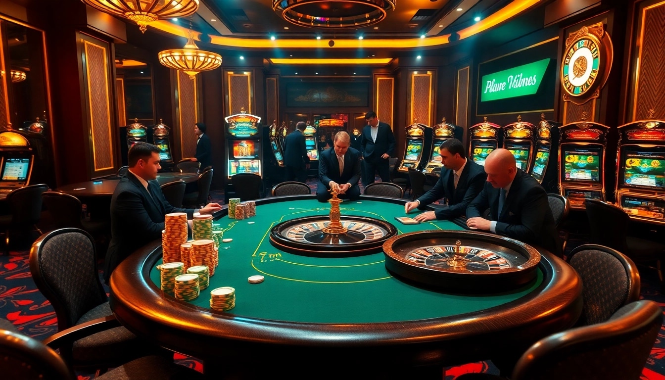 Experience high-stakes gaming at a luxurious casino with 7m poker action.