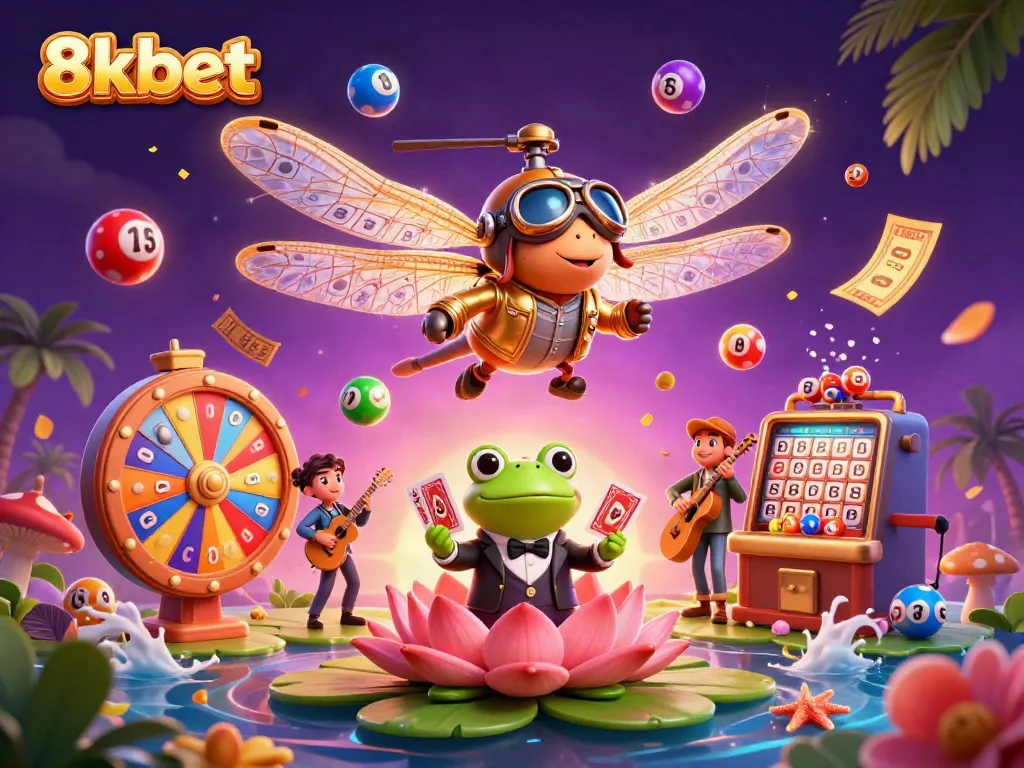 Experience 8xbet with dynamic gaming elements in an ultra-detailed casino scene.
