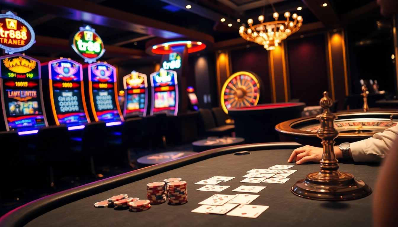 Experience the thrill of gambling at TR88 with professional poker and dazzling casino games.
