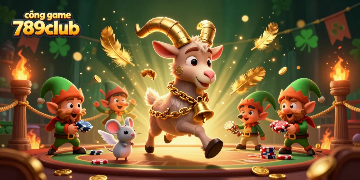 Play and win at the cổng game 789club with unique characters in a festive casino.