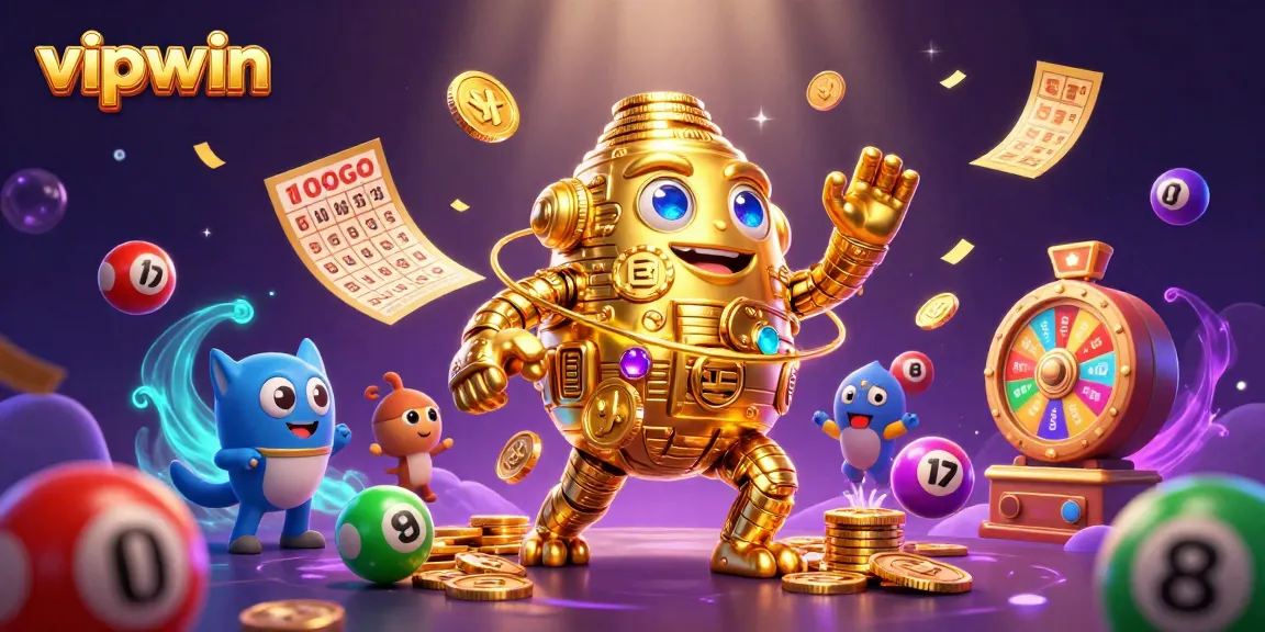 Engage in exciting gameplay with vipwin's vibrant lottery and casino visuals combining charm and thrill.