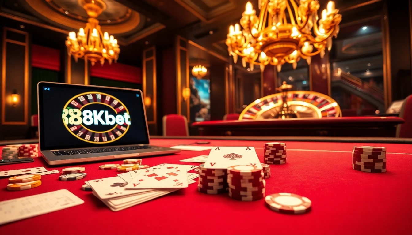 Experience the excitement at nhà cái 8kbet with vibrant casino games like blackjack and roulette.