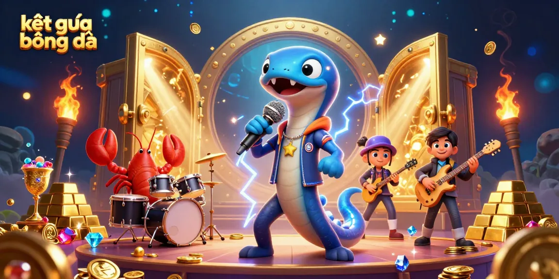 Experience kết quả bóng đá in a vibrant underwater casino scene with dynamic characters and sparkling treasure