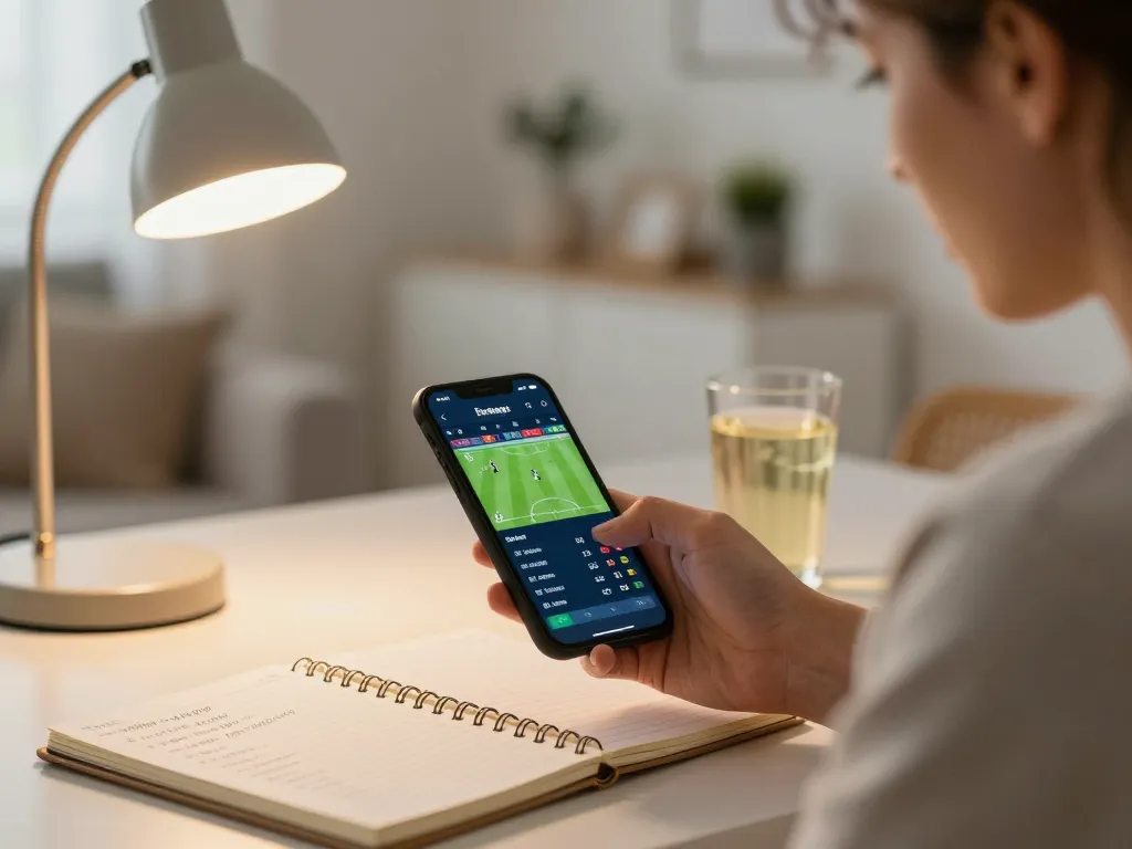 Bongdallu user analyzing live odds on smartphone for smart betting decisions.