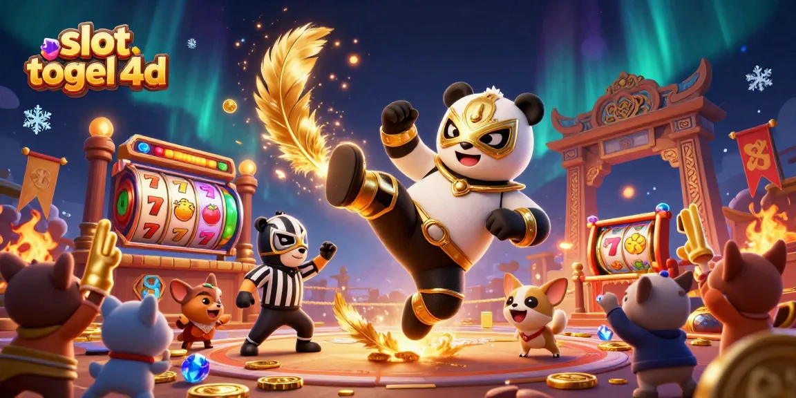 Engage in exciting gameplay with slot togel 4d, featuring dynamic cartoon characters and vibrant casino elements.