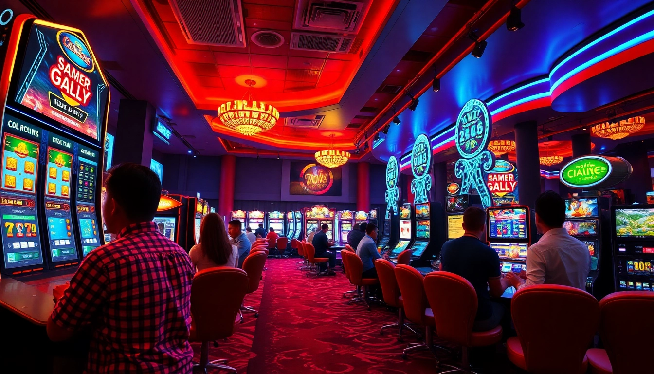 Engaging casino scene at tk88win.live with players enjoying vibrant games.